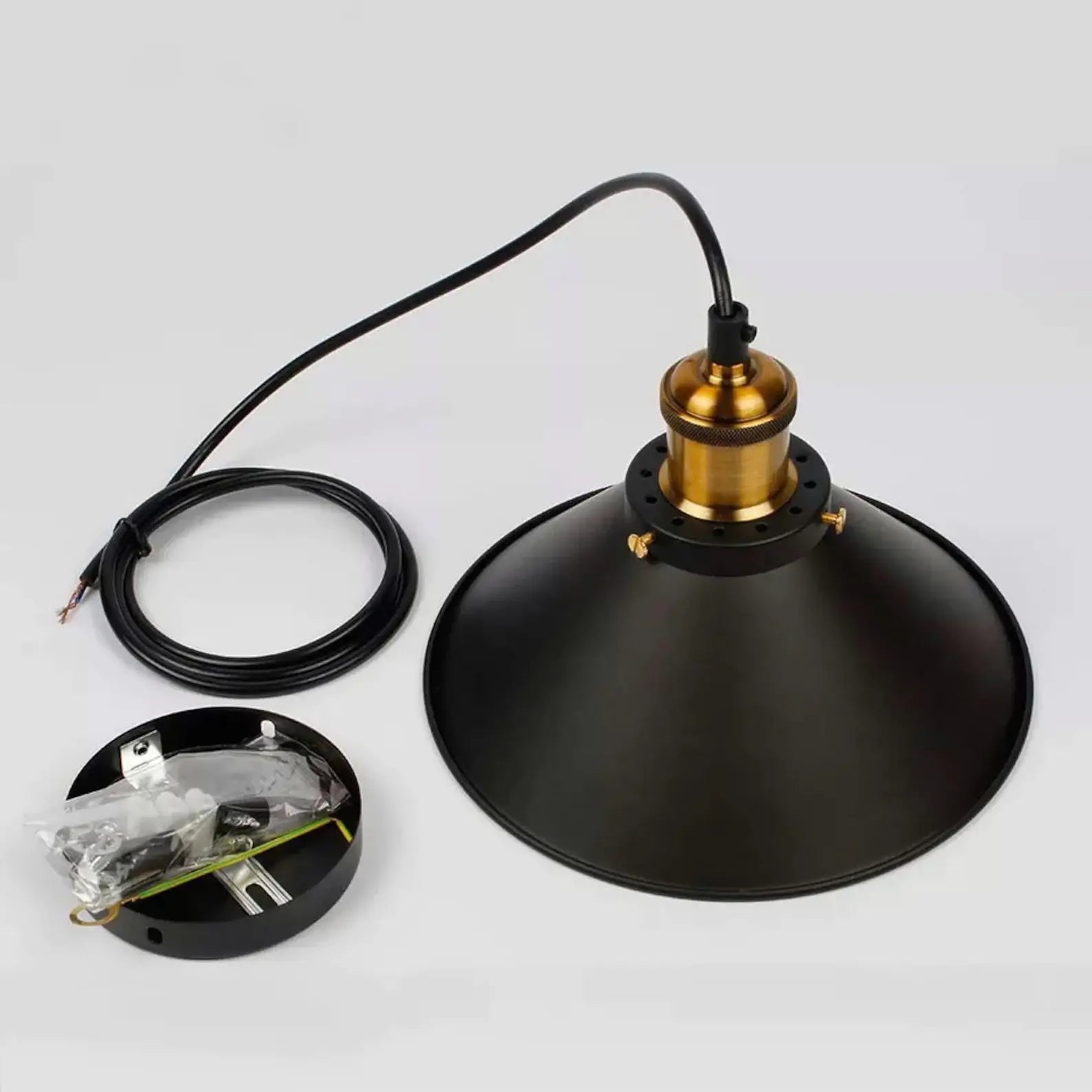 Pendant Light Brass Cone - PRIMEX | Warm Glow