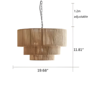 Pendant Light Metal Rope - VERITAS | Tranquility
