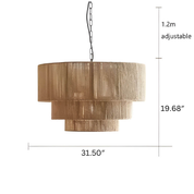 Pendant Light Metal Rope - VERITAS | Tranquility