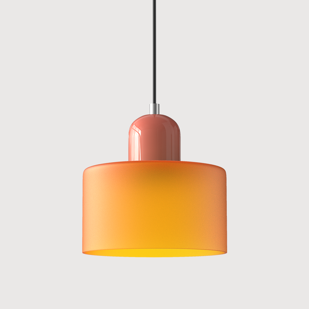 Pendant Light Glass Pink - MINOSX | Elegant Lighting