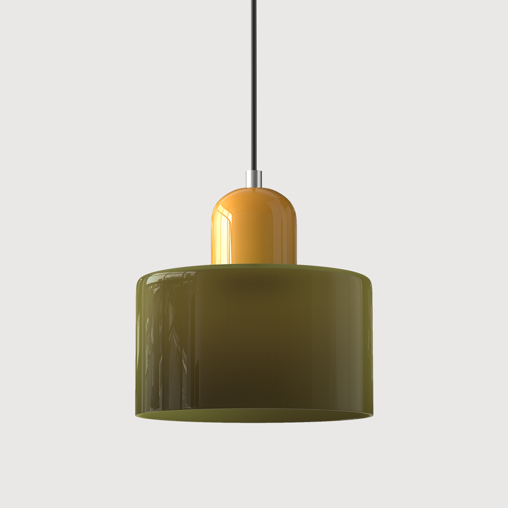 Pendant Light Glass Pink - MINOSX | Elegant Lighting