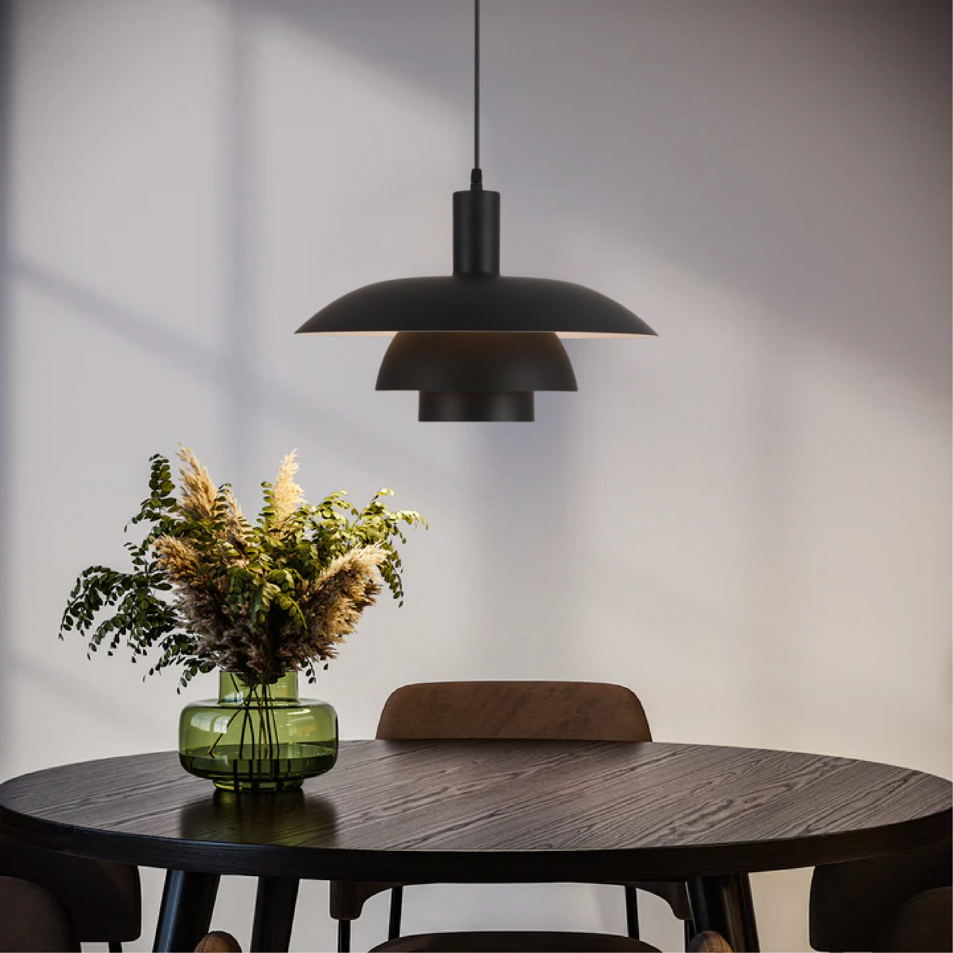 Pendant Light Black Minimalist - REZONE | Serene Style