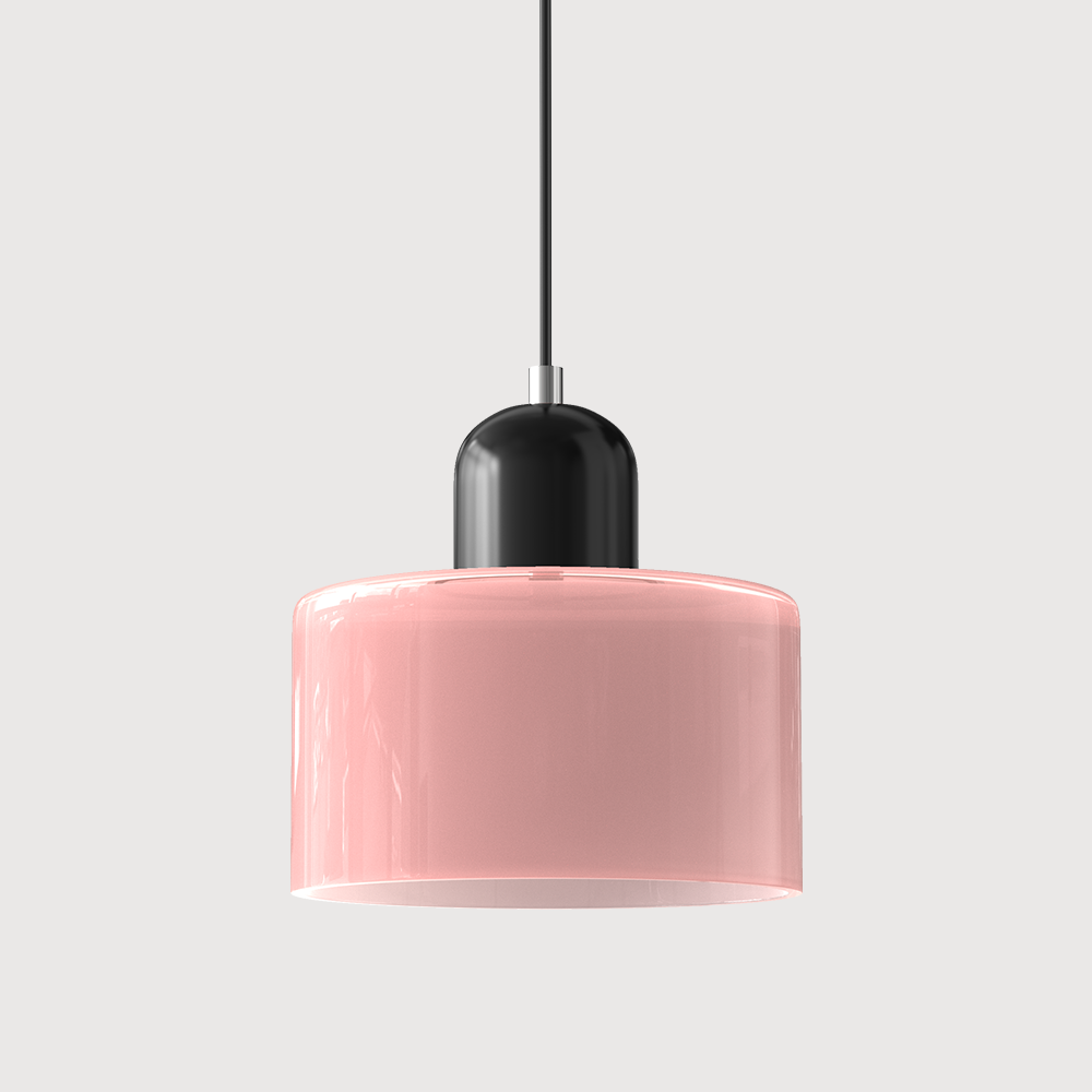 Pendant Light Glass Pink - MINOSX | Elegant Lighting