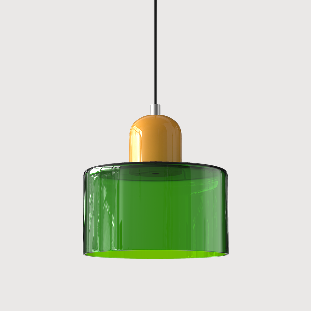 Pendant Light Glass Pink - MINOSX | Elegant Lighting