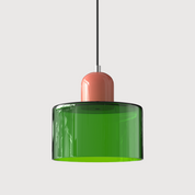 Pendant Light Glass Pink - MINOSX | Elegant Lighting
