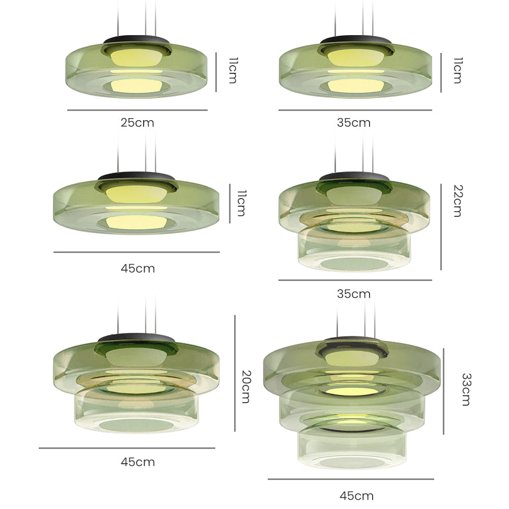 Pendant Light Smoke Grey Glass - TORSUS | Elegant Design