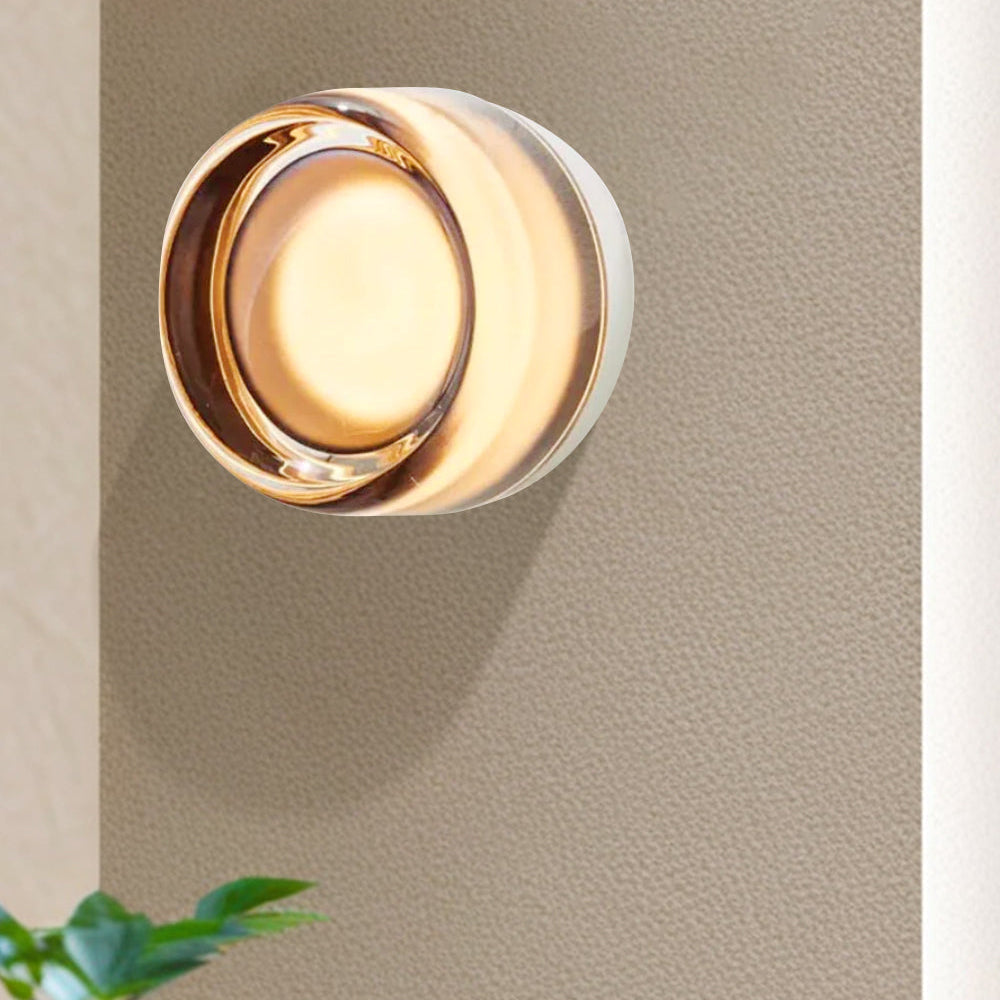 Wall Light Amber LED - LEORIS | Modern Elegance