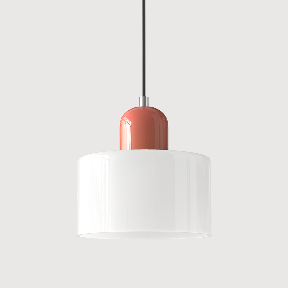 Pendant Light Glass Pink - MINOSX | Elegant Lighting
