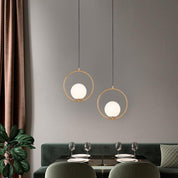 Pendant Light Glass Iron VOLANT - Harmony | Elegant Lighting