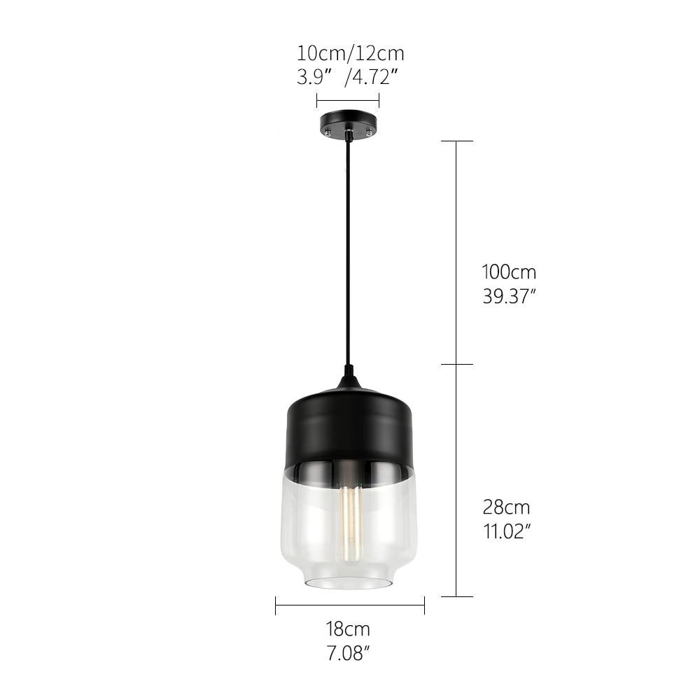 Pendant Light Hand-blown Glass, Adjustable - XENOSX | Sophisticated Style