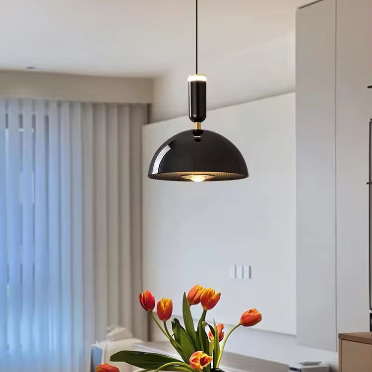 Pendant Light Black LED - SYRINX | Nordic Elegance
