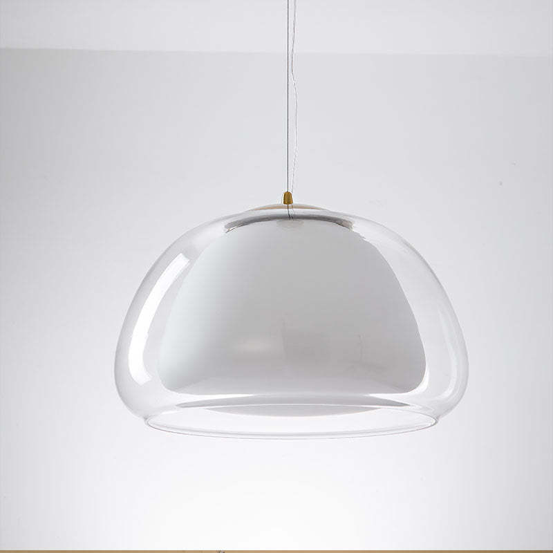 Pendant Light Milk Glass - TURBAN | Elegant Lighting