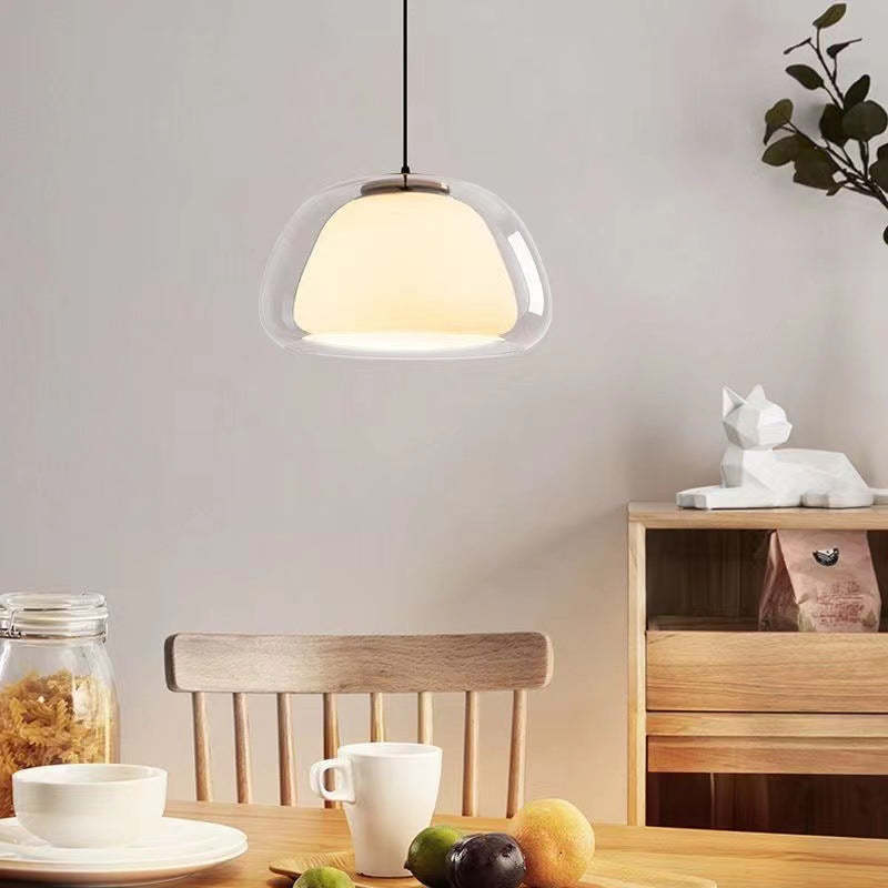 Pendant Light Milk Glass - TURBAN | Elegant Lighting