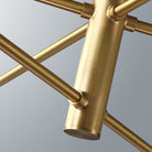 Valentina Lustre Bulle Moderne, Cuivre/Verre, Noir/Cuivre, Salon