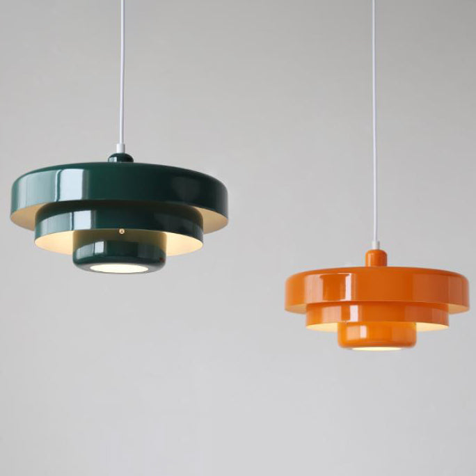 Pendant Light Metal Orange - RYKERX | Vintage Charm