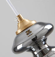 Pendant Light Gray Glass LED - VAULTX | Romantic Glow