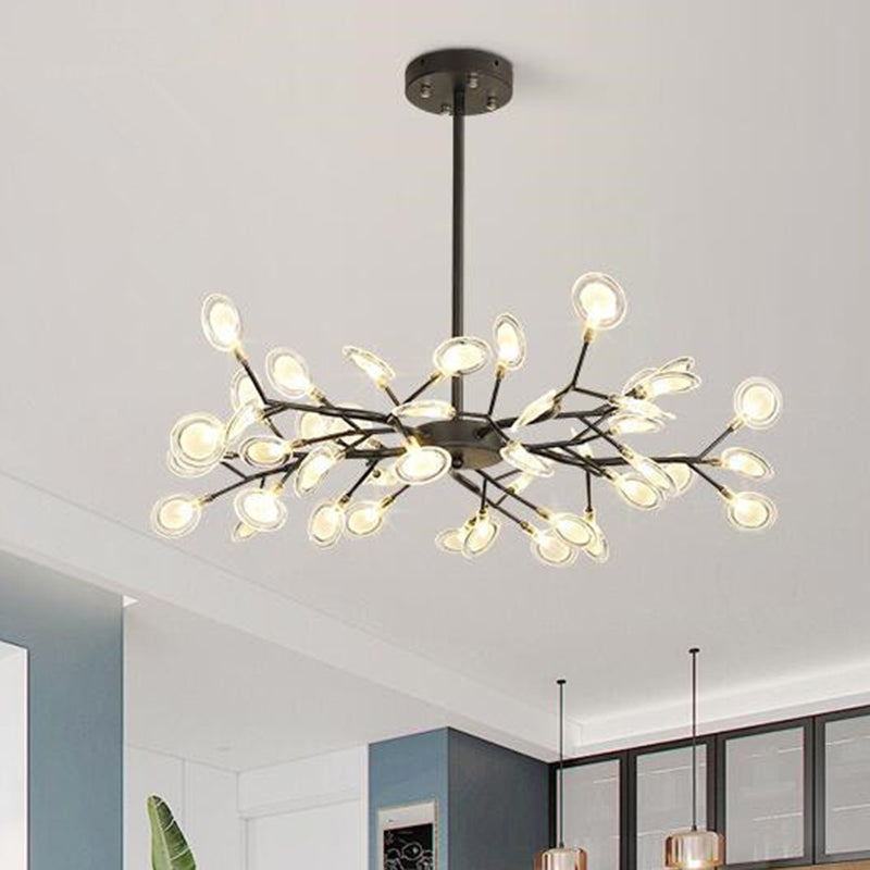 Chandelier Black 30-Light - FLUXON | Modern Elegance