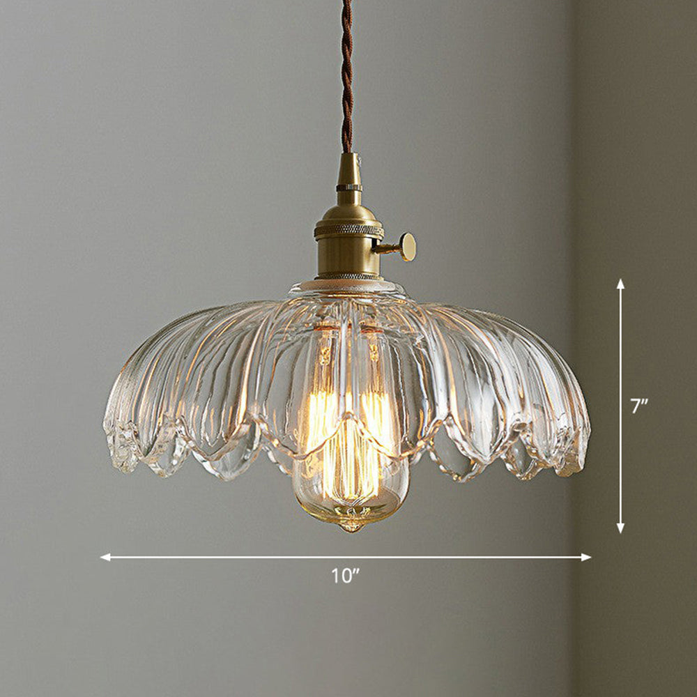 Pendant Light Amber Glass - SADIRA | Romantic Lighting