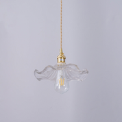 Pendant Light Green Glass Brass - SENZOR | Elegant Ambiance