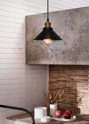 Pendant Light Brass Cone - PRIMEX | Warm Glow