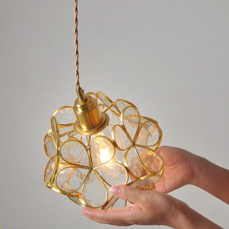 Pendant Light Glass Floral - TREXON | Modern Elegance
