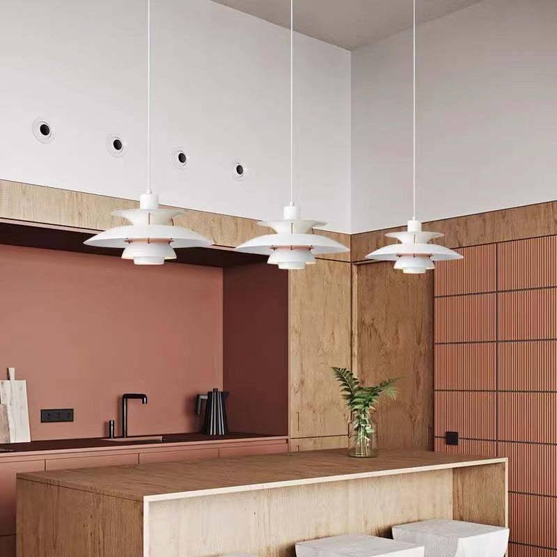 Pendant Light Green LED - TELOSX | Warm Ambiance
