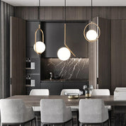 Pendant Light Glass Iron VOLANT - Harmony | Elegant Lighting