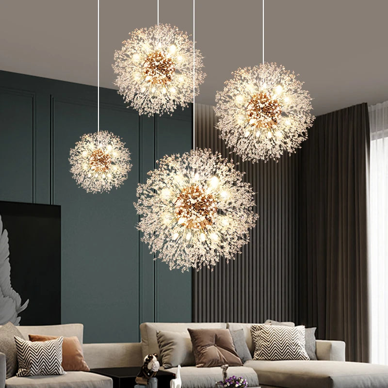 Chandelier Crystal Gold - GYROEX | Luxury