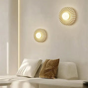 Wall Light Resin Beige - CRYSTAL | Serene Light