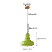 Pendant Light Glass Iron Bauhaus - MIRAGE | Elegance