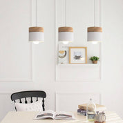 Pendant Light Wood Metal - SPECTRA | Warm Glow