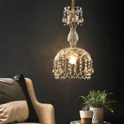 Pendant Light Crystal Rattan - XELIUM | Luxurious Lighting