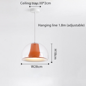 Pendant Light Jellyfish Glass - SOLINO | Serene Glow