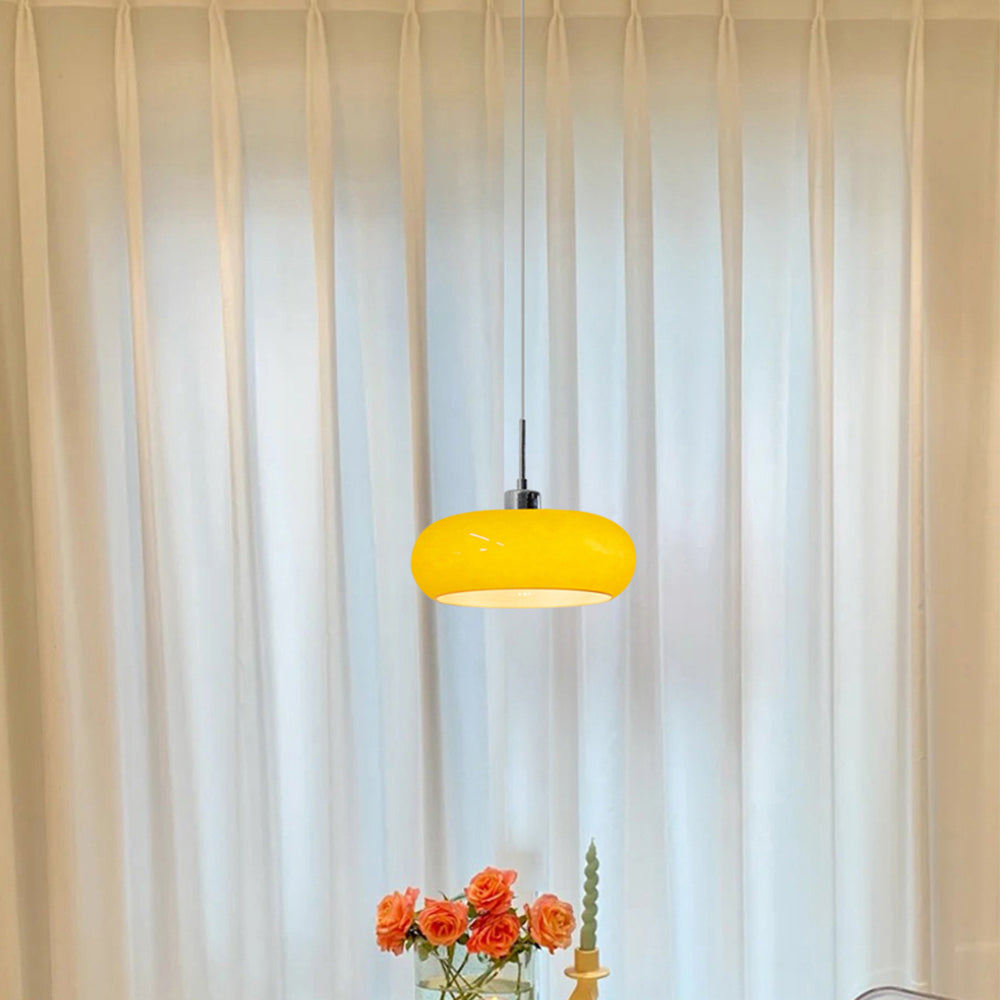 Pendant Light Orange Glass Dimmable - Hailie | Modern Style
