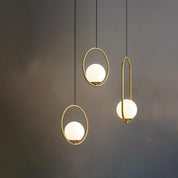 Pendant Light Glass Iron VOLANT - Harmony | Elegant Lighting