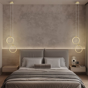 Pendant Light Gold Brass LED - IOVEXA | Luxe Lighting