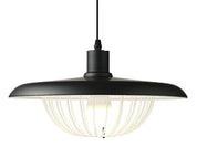 Pendant Light Wood Grain Black - ZYLOXA | Nordic Style