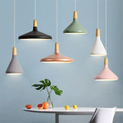 Pendant Light Metal Wood - STRYXA | Modern Style