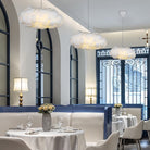 Minori Suspension Nuage Art Deco, Plastique Blanc Salon/Chambre à Coucher