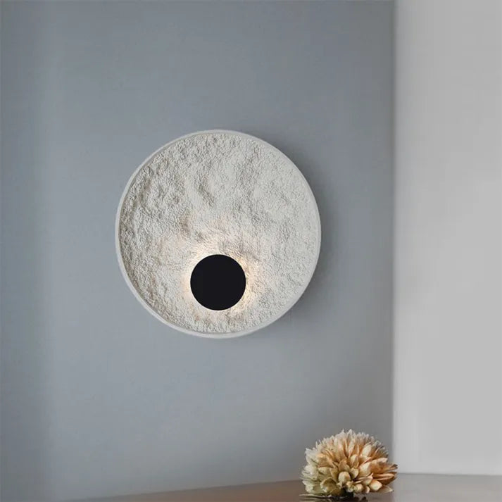 Wall Light Moon Globe Resin - AMBARX | Serene Glow