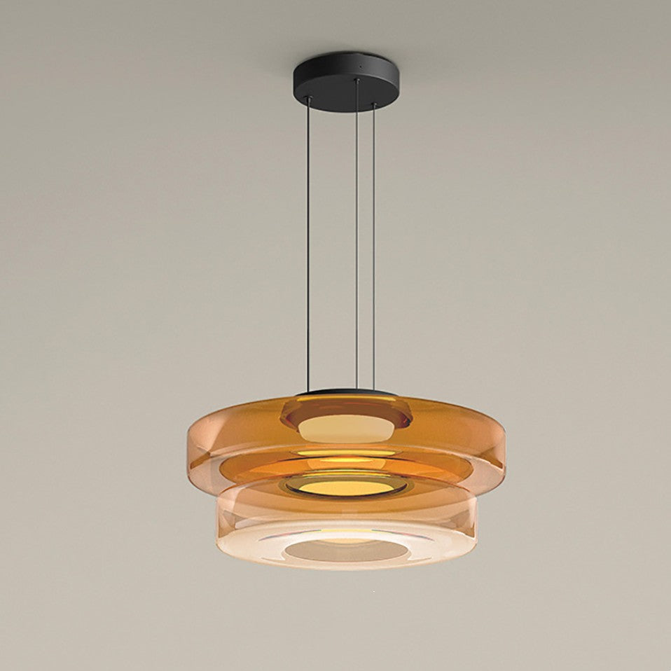 Pendant Light Smoke Grey Glass - TORSUS | Elegant Design
