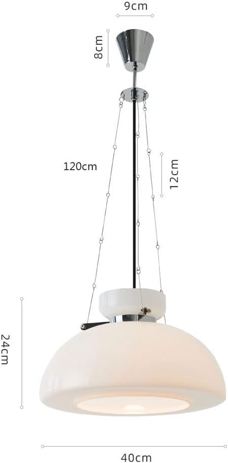 Pendant Light Milky Glass LED - VITREX | Ambient Glow
