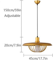 Pendant Light Wood Grain Black - ZYLOXA | Nordic Style