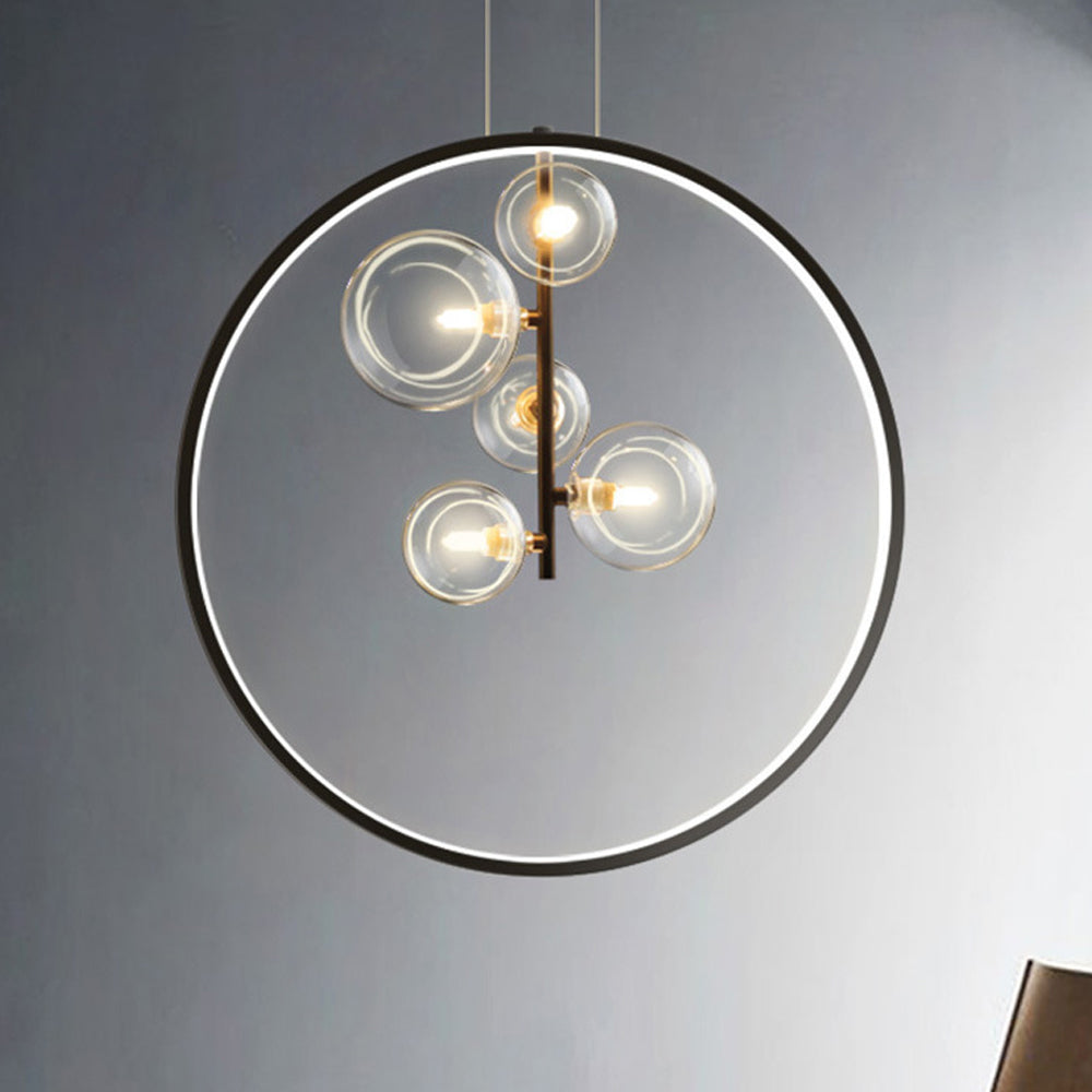 Pendant Light Nordic Glass Cage - TALONX | Stylish UK Lighting