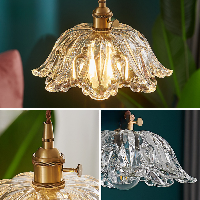 Pendant Light Glass Copper - TALOSX | Elegant