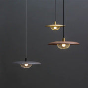 Pendant Light Wood Grain Black - ZYLOXA | Nordic Style