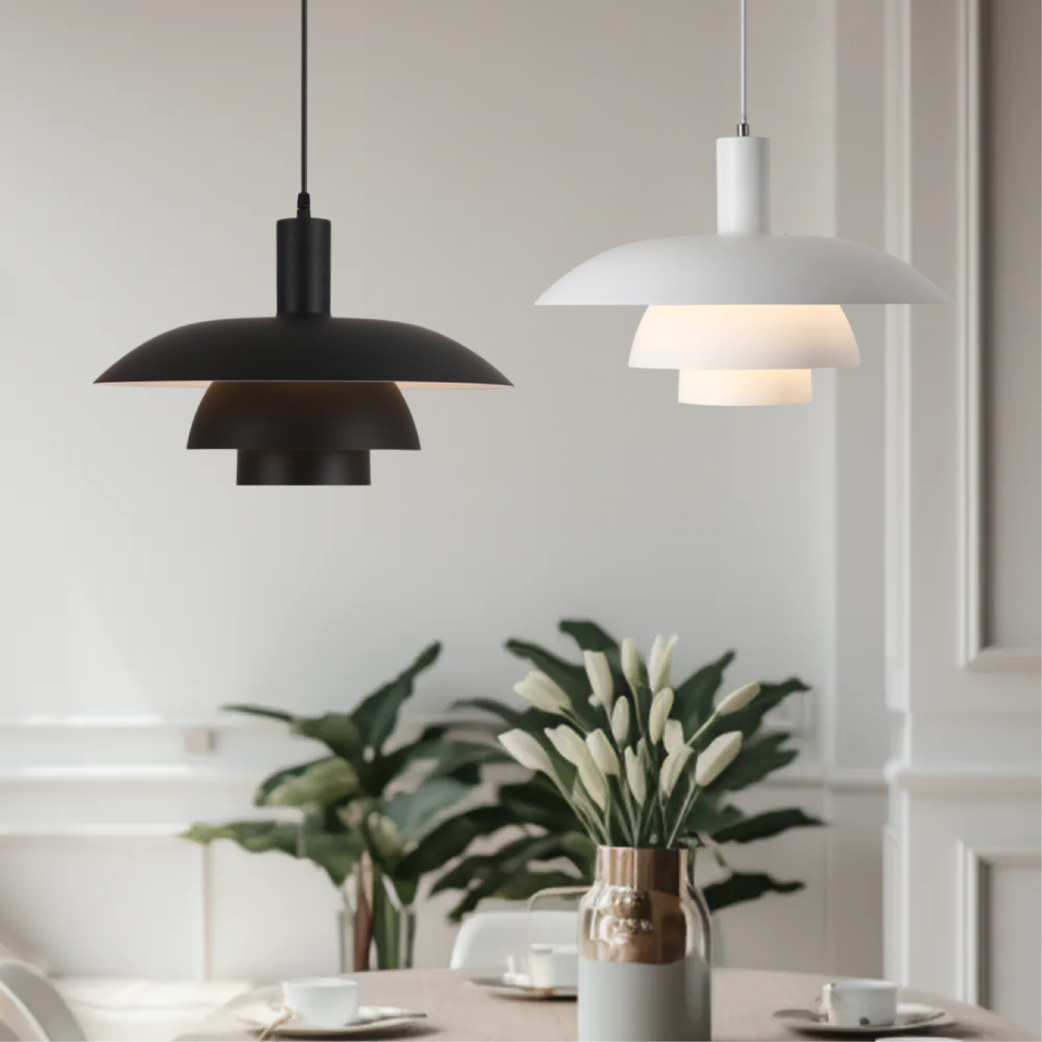 Pendant Light Black Minimalist - REZONE | Serene Style