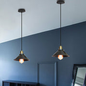 Pendant Light Brass Cone - PRIMEX | Warm Glow