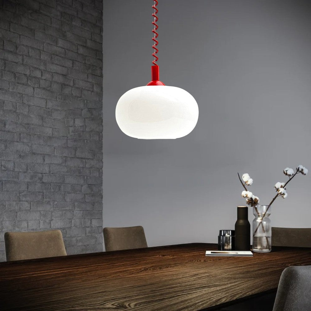 Pendant Light Yellow Glass - WEZENX | Charming Elegance