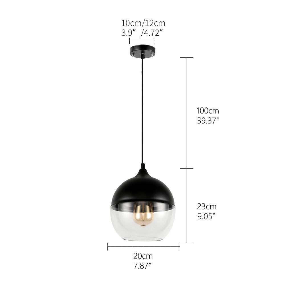 Pendant Light Hand-blown Glass, Adjustable - XENOSX | Sophisticated Style